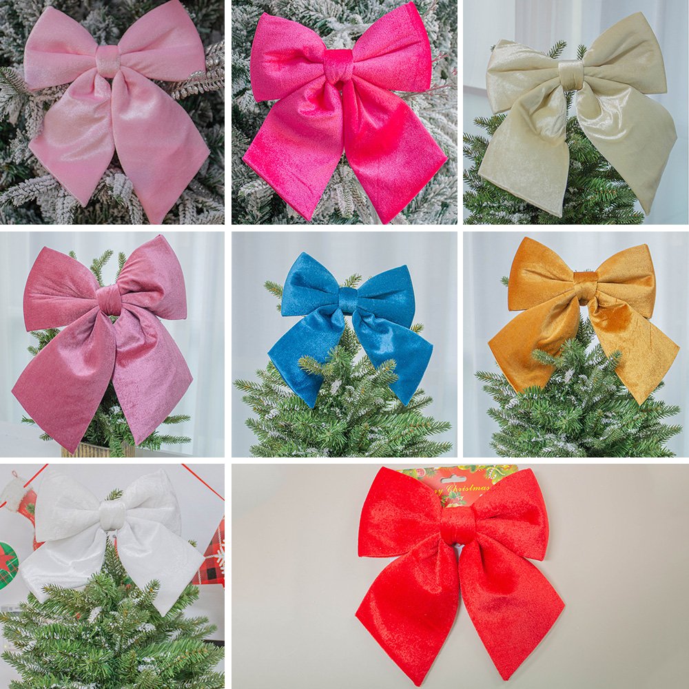 Custom size, color, Gold Velvet, large Christmas party bow