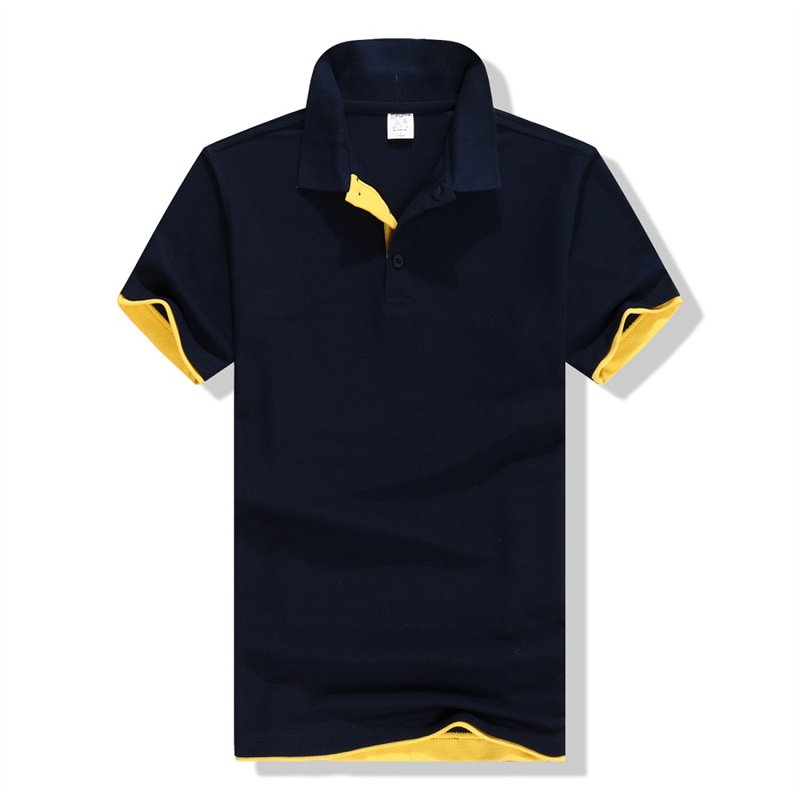 Wholesale Custom Polo shirt with embroidered logo long sleeved Polo t-shirt printed logo uniform men's Golf Polo Shirt