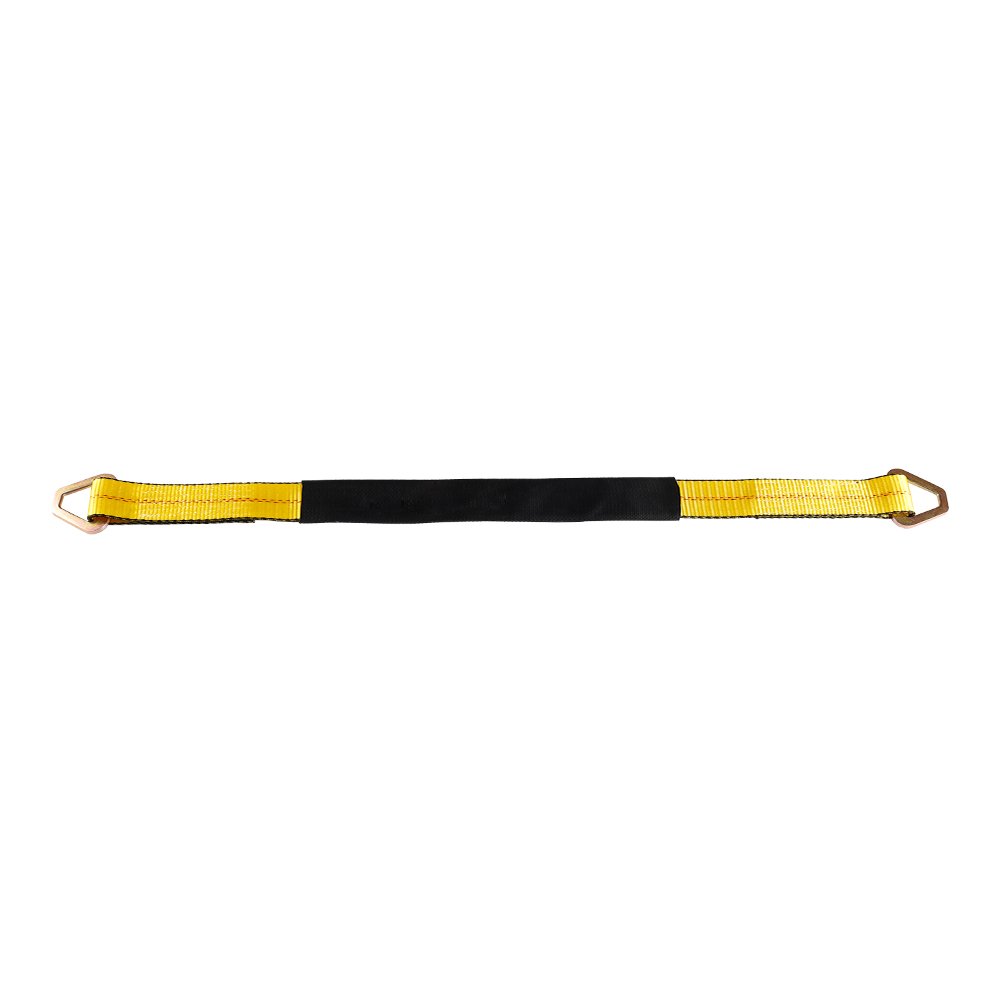 2 inch 10ft vehicle transport car wheel axle tire tie down towing strap with snap hook