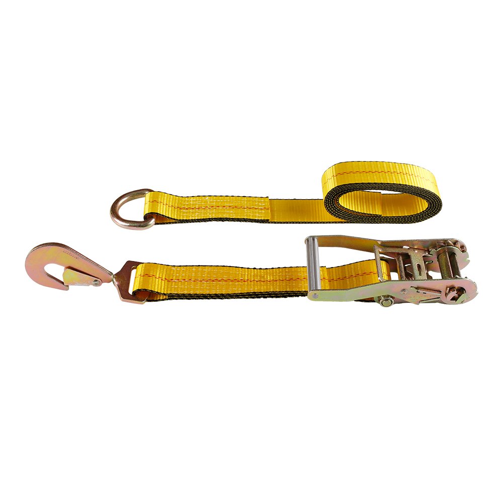 2 inch 10ft vehicle transport car wheel axle tire tie down towing strap with snap hook