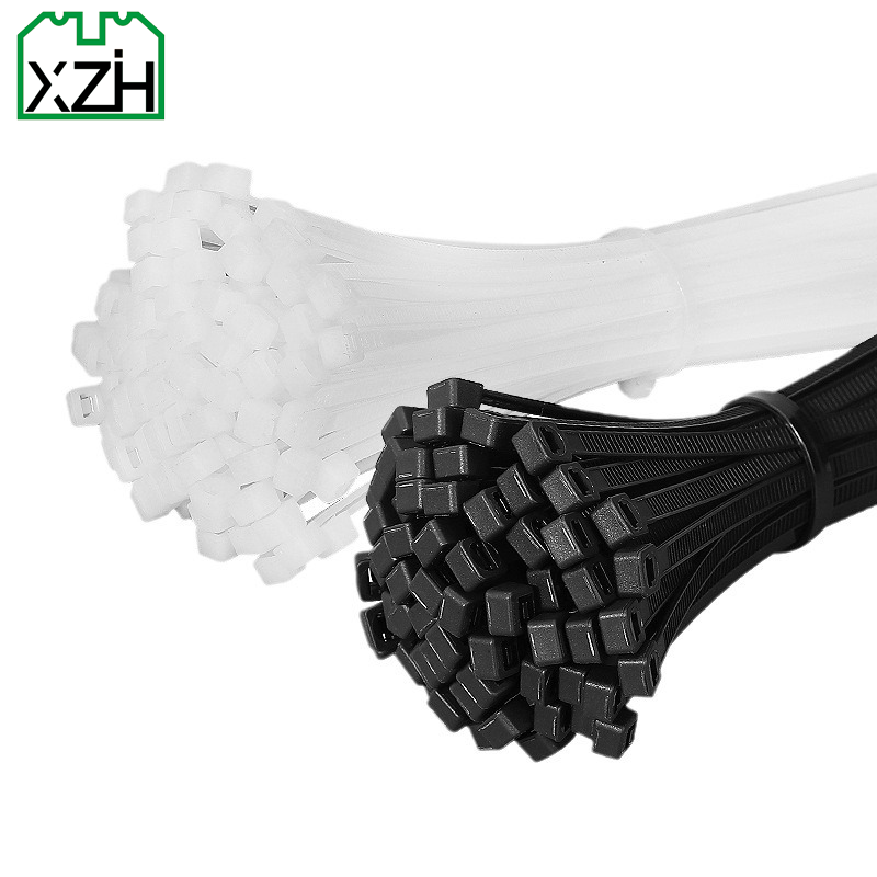 Factory Eco-friendly Durable Nylon Cable Tie Zip Cable Tie Nylon66 Plastic Cable Ties
