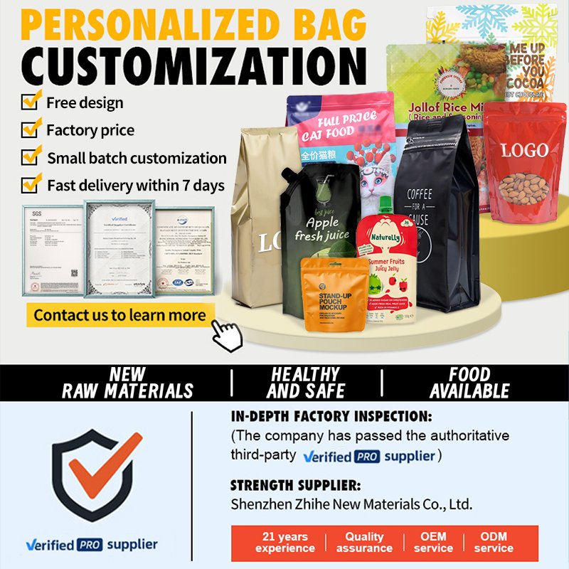 250G 500G 1Kg Flat Bottom Coffee Pouch Aluminum Foil Coffee Beans Packaging Bags Custom Printed Black Coffee Bag