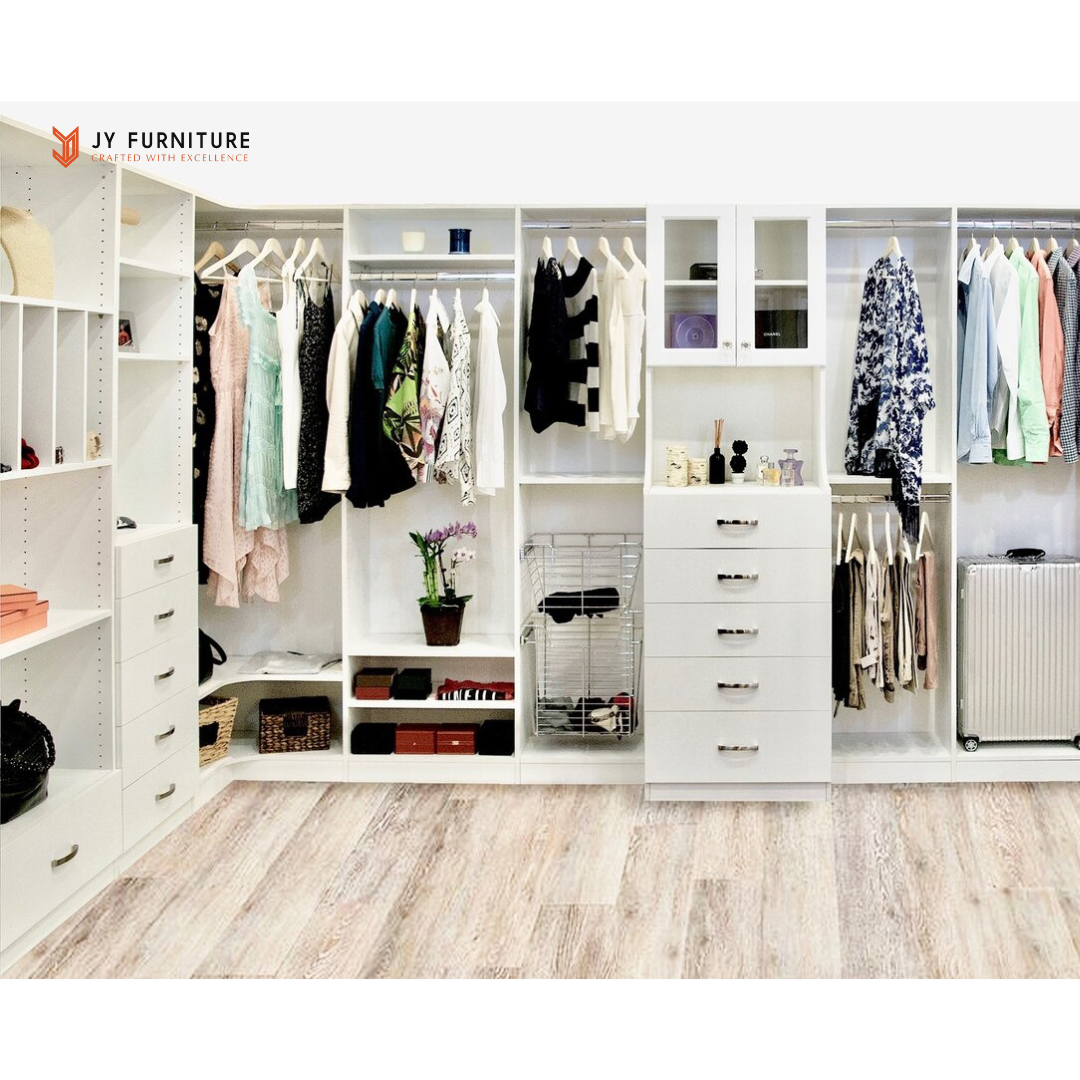 Modern Cheap Clothing Wardrobes For Dressing Room And Bedroom Walk-in Closets OEM Design Luxury Accessories EU Style