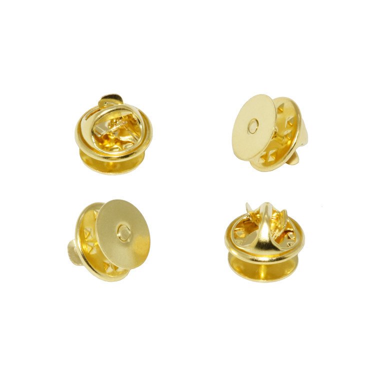 Nail Tie Tack Lapel Pin Back Clutch Scatter Butterfly Clasp Squeeze Badge Holder DIY Jewelry Gift for Women