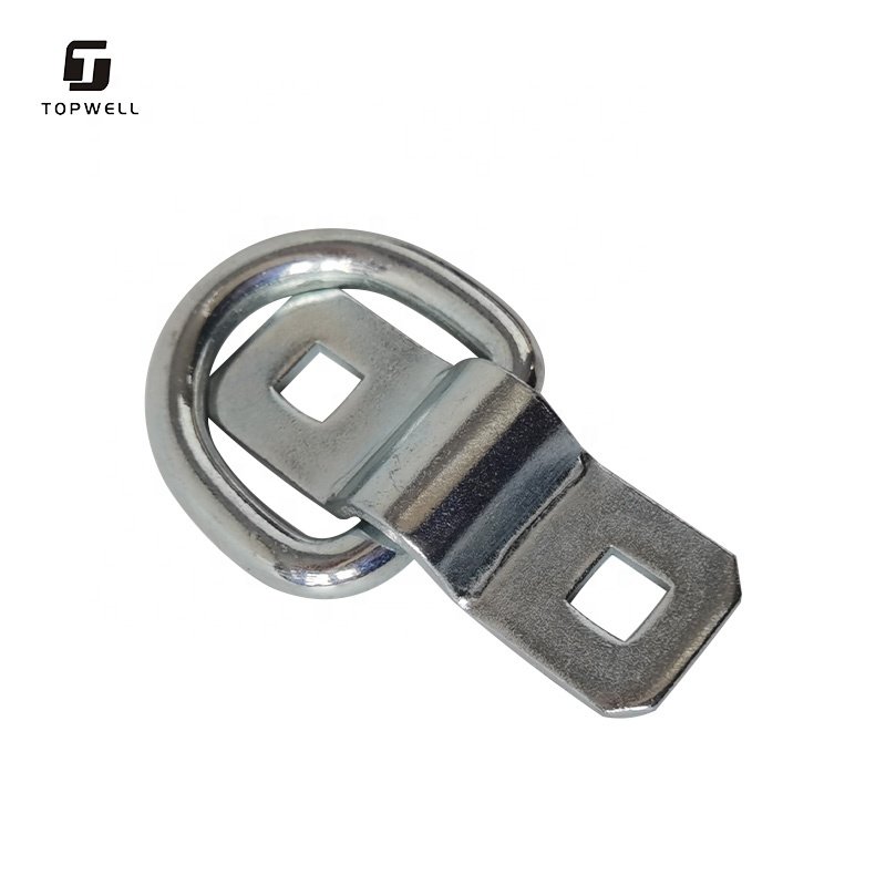 Forged D Type Ring Mounting Plate Tie Down Truck Body Parts for Trailers Trucks Rv Campers Vans Atv Suv Boats Motorcycles