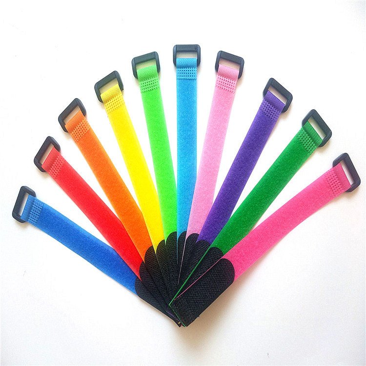 Hook and Loop Straps Cable Ties Organizer Fastener Adjustable Reusable Cable Straps with Buckle