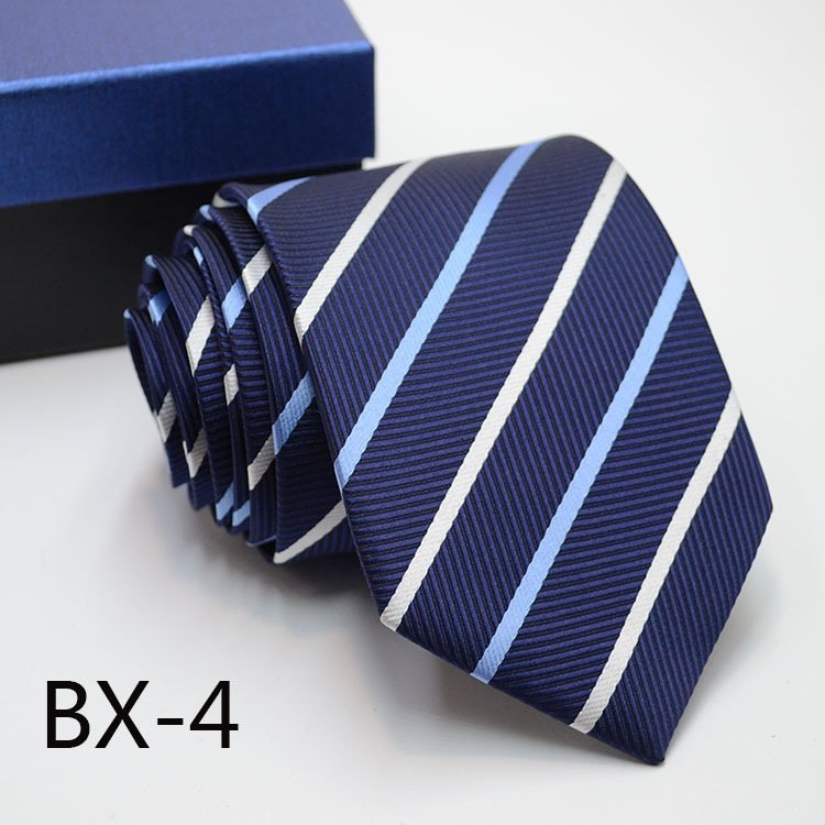 Men's 8CM Formal Business Groom Tie Wholesale Logo Polyester Pleated Necktie