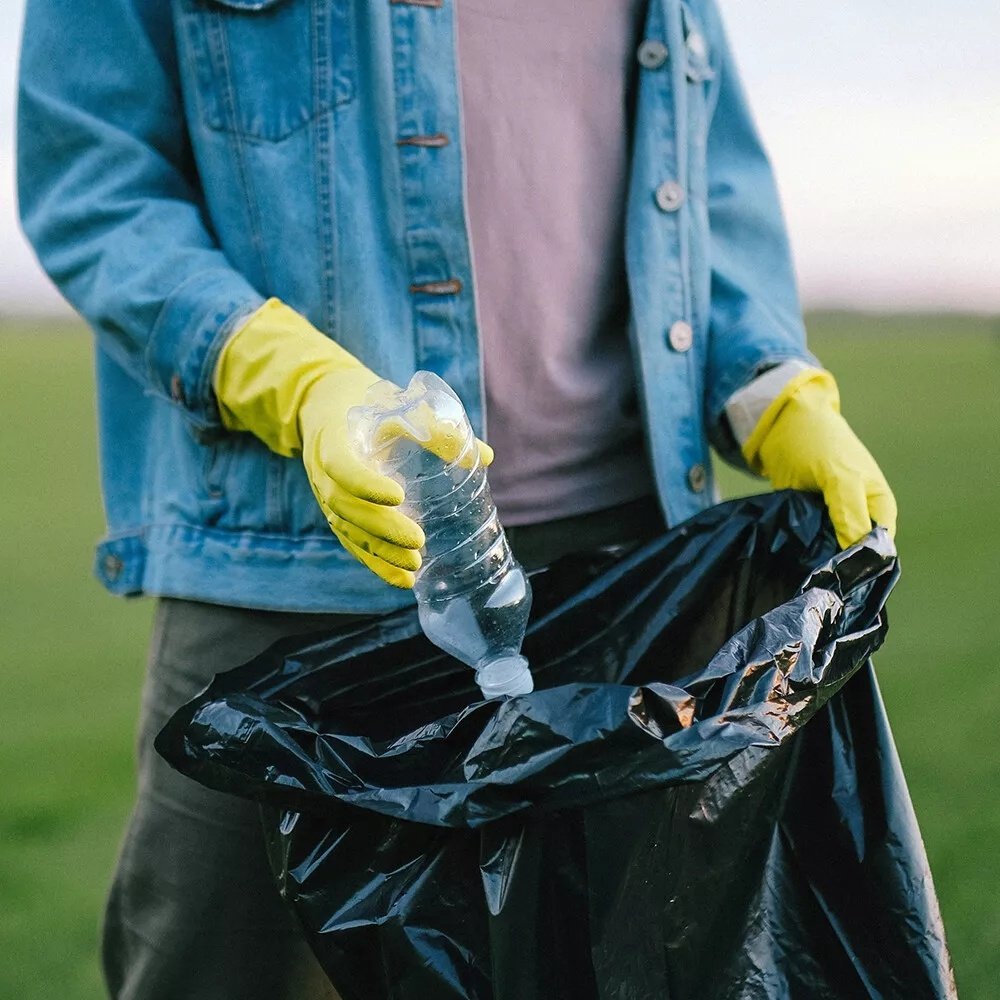 Custom Plastic Pe 55-60 Gallon Contractor Rubbish Trash Bags cross tie 3.0 Mil, Large Black Cross Tie Heavy Duty Garbage Bags