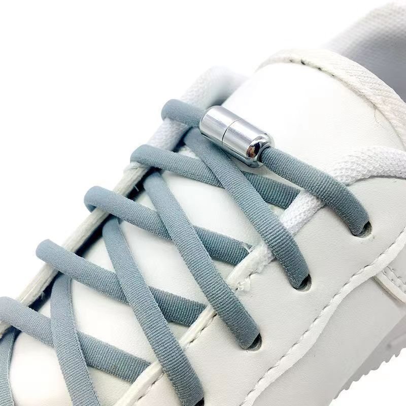 2023New Lazy Elastic Shoelace Magnetic buckle shoe Laces Sneakers No Tie Shoelaces Lazy rhinestone magnetic Shoelace