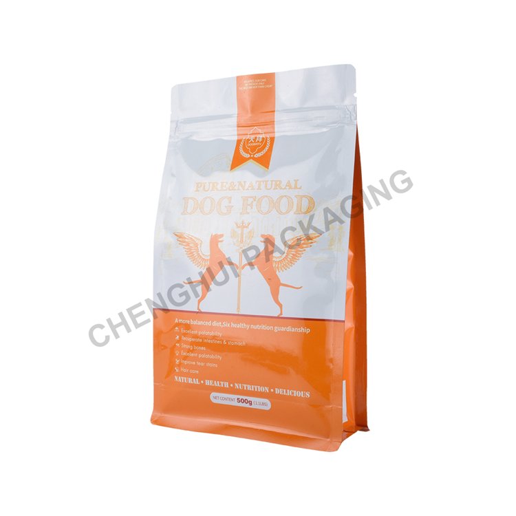 Biodegradable High Barrier 250G 170Micron Orange PA/NY/PE Matte Varnish Aluminum Foil Plastic Quad Seal Coffee Bags With Zipper