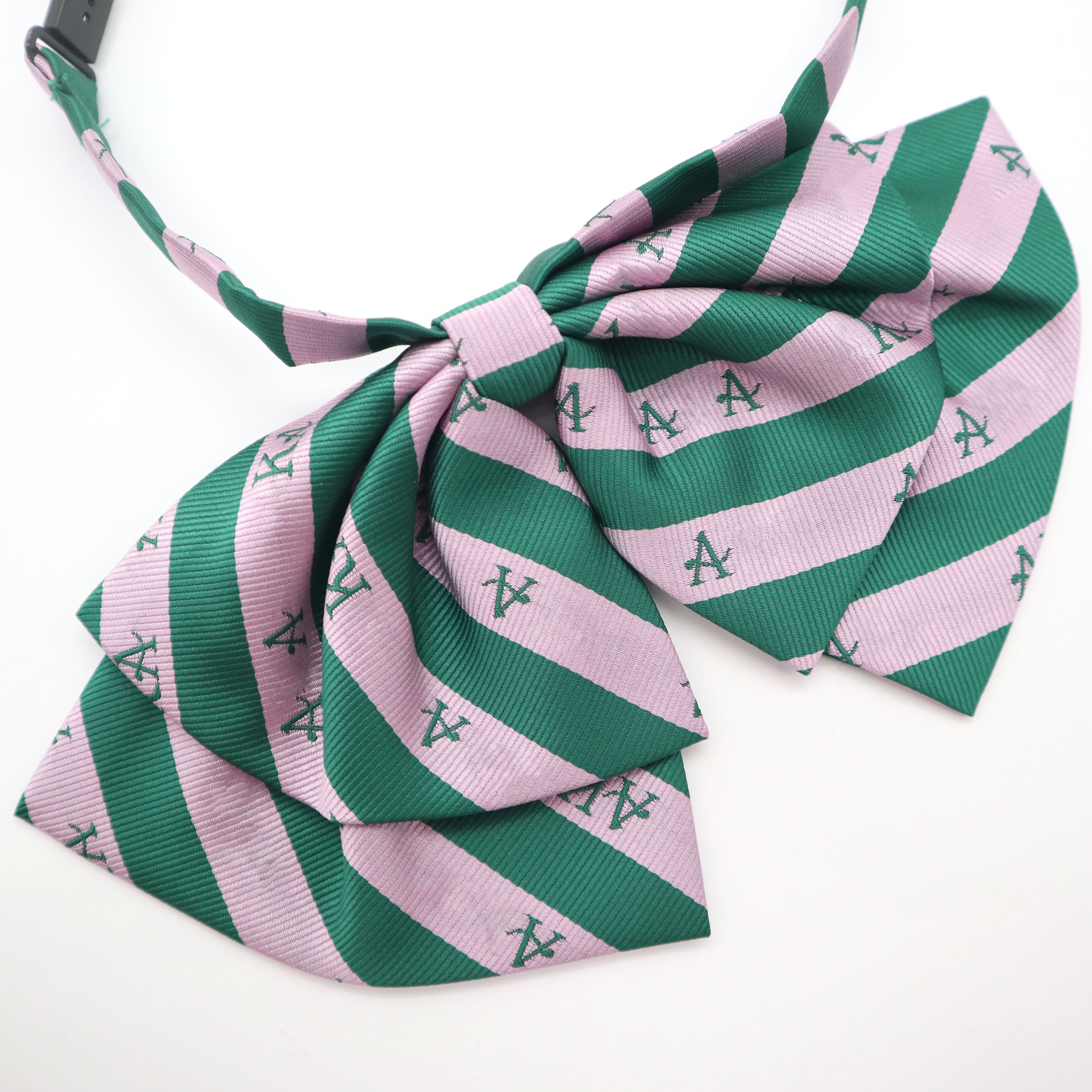 2024 New arrived Red and white greek letters DST Bow Tie 100% Silk bow ties