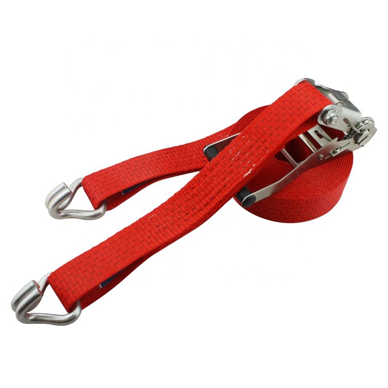 JIULONG 2 Inch 5Ton Easy Release Tie Down Ratchet With Hooks for Sale