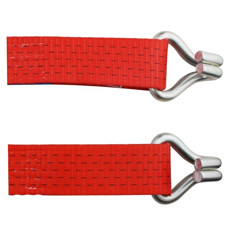 JIULONG 2 Inch 5Ton Easy Release Tie Down Ratchet With Hooks for Sale