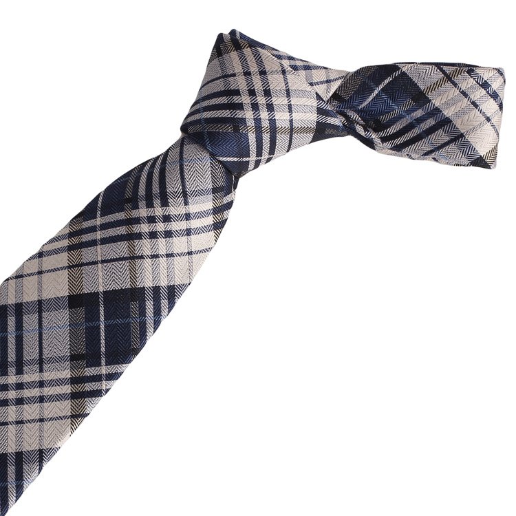 Double Warp Pattern Embroidery Suit Man Custom Necktie Jacquard Silk Tie For Men For Party With Logo Label