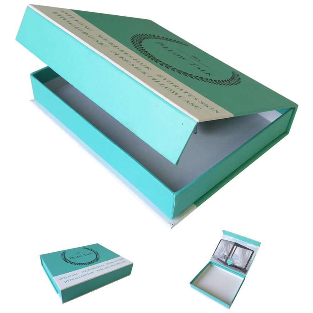 High quality packaging factory customize large blue matte gift boxes