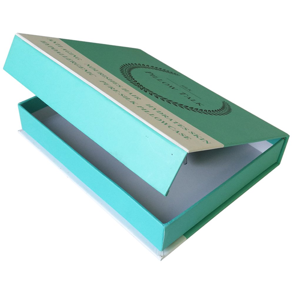 High quality packaging factory customize large blue matte gift boxes