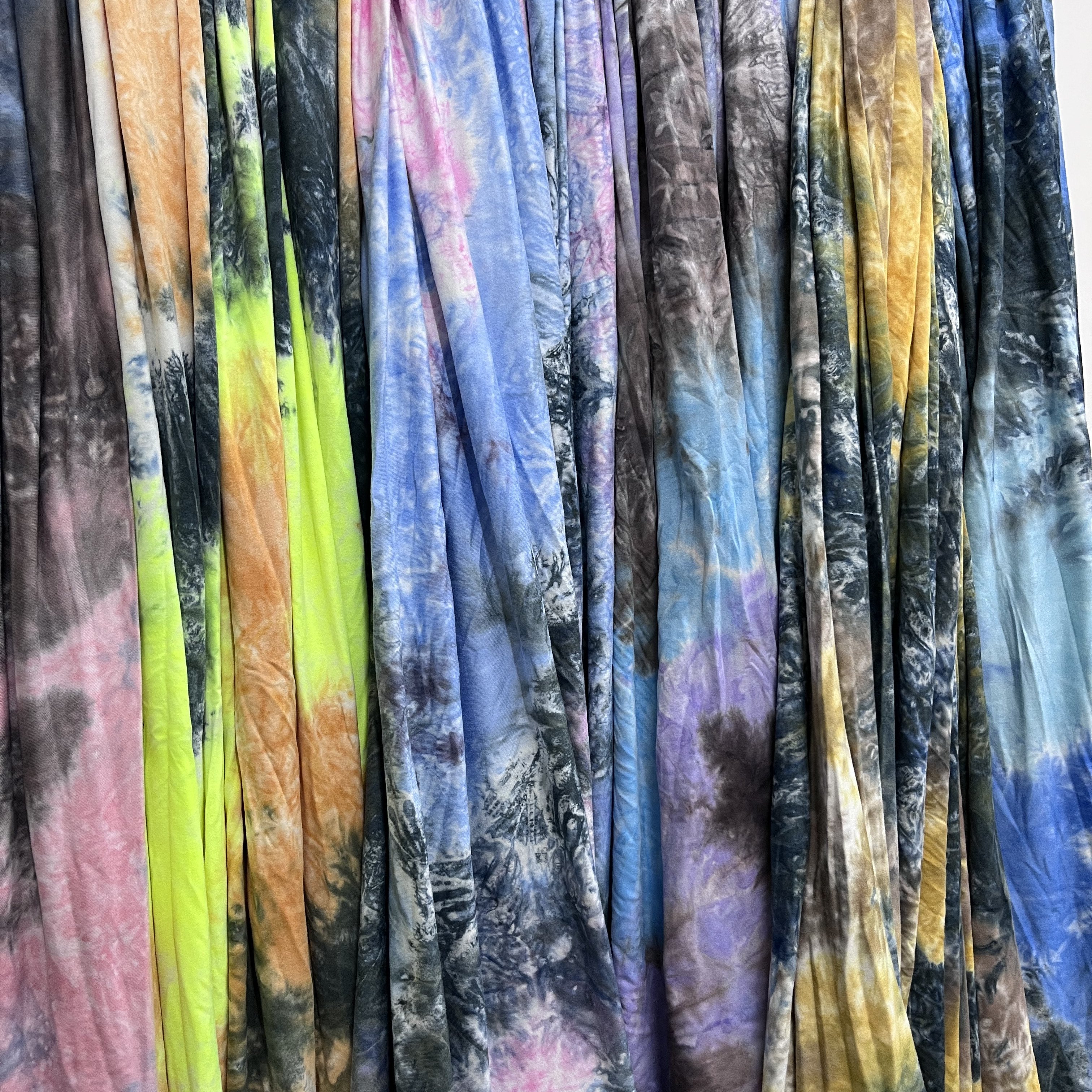 2024/ss Polyester Spandex DTY Brushed Tie Dye Spring And Summer Legging Fabric