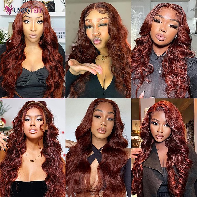 40Inch Vietnamese Chocolate Brown 100% Virgin Lace Front Wig Human Hair Loose Body Wave Brazilian HD Transparent Lace Wig Vendor
