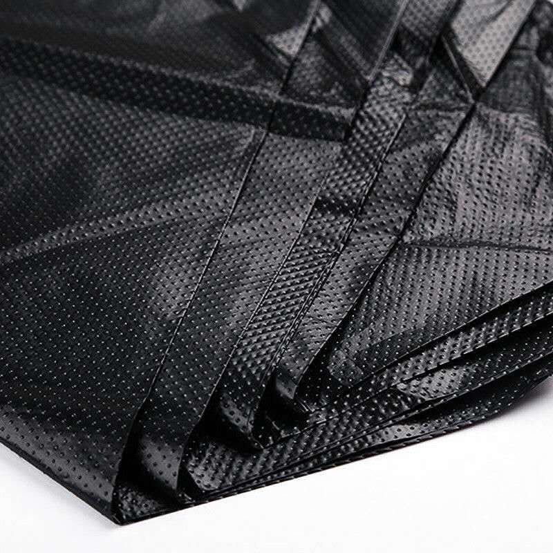 Custom Plastic 1m-2m Contractor Rubbish Trash Bags cross Large Black Cross Tie Heavy Duty Garbage Bags