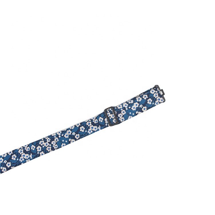 Cheap Classic Wedding Blue Bow Tie White Flower Bowtie For Men