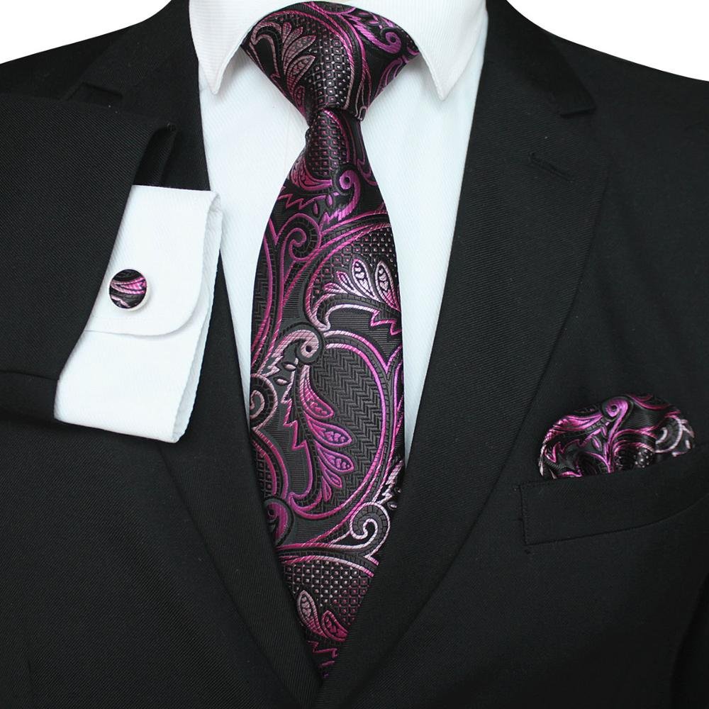 100% Pure Silk Tie Business Mens Neck Tie