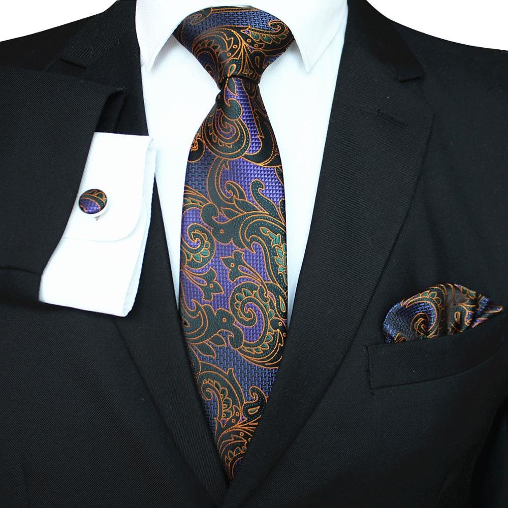 100% Pure Silk Tie Business Mens Neck Tie