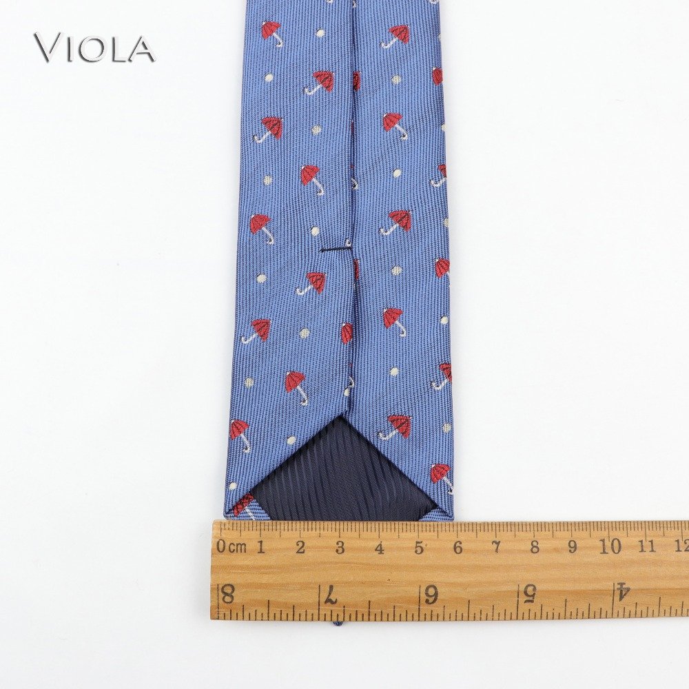 Cartoon Umbrella Plane Bunny Bicycle Jacquard NeckTie 6cm Polyester Men Tie Business Tuxedo Banquet Dinner Gift Accessory