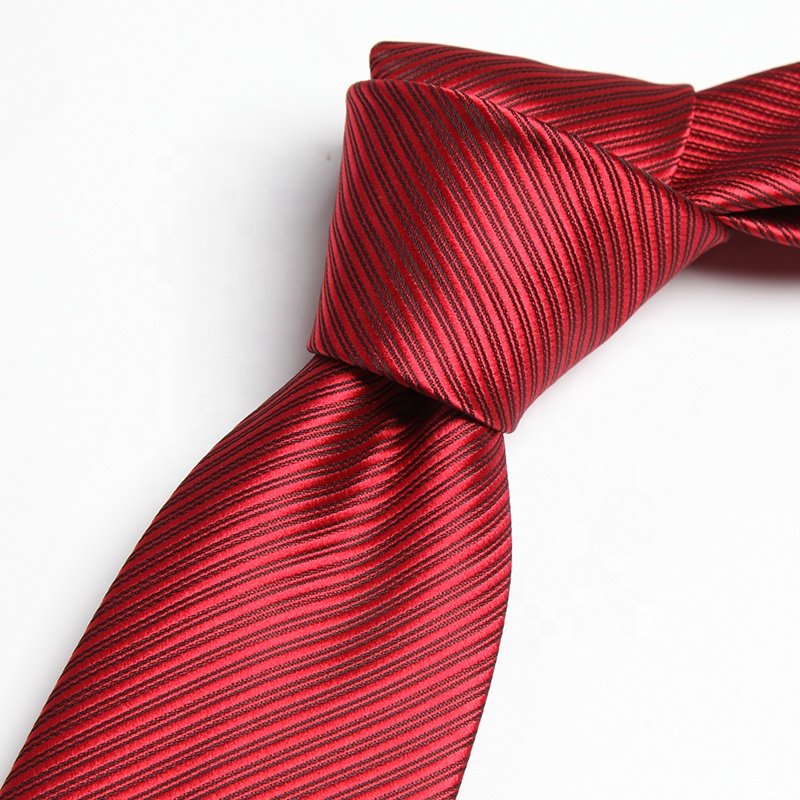8cm men striped neck ties 2022 silk polyester lime sage green solid tie woven jacquard necktie for man