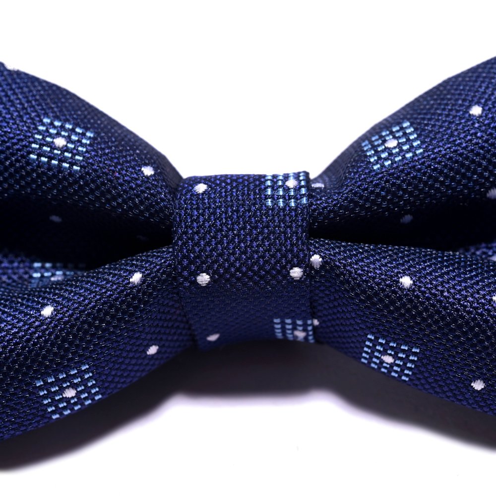 Yili Custom Fashion Neckwear Formal Suit Gentleman Polka Dot Polyester Bow Tie