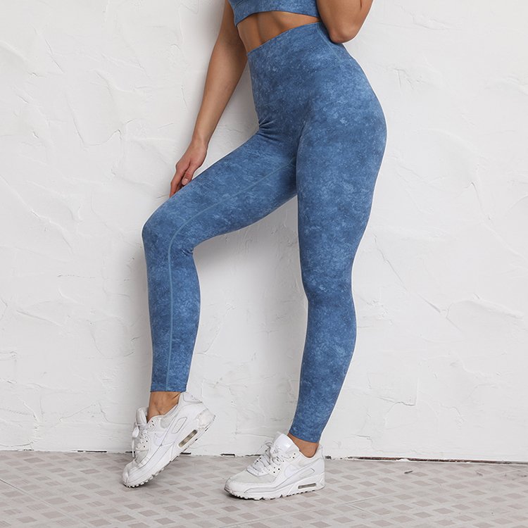 Women's Yoga High Waist Leggings For Women Tie Dye Leggings Woman Customize Tights Butt Lift Yoga Pants