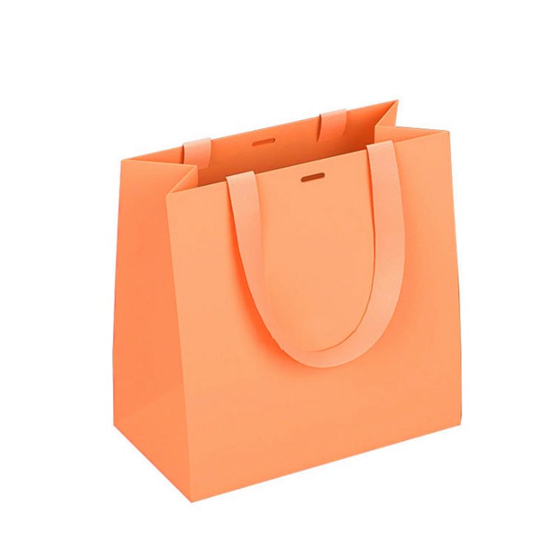 Luxury Ribbon Gift Paper Bag Customized Luxury Packaging with Your Own LOGO sacchetto di carta personalizz saco de papel ato