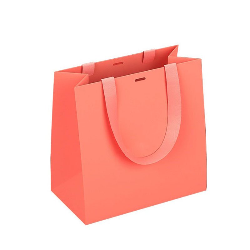 Luxury Ribbon Gift Paper Bag Customized Luxury Packaging with Your Own LOGO sacchetto di carta personalizz saco de papel ato