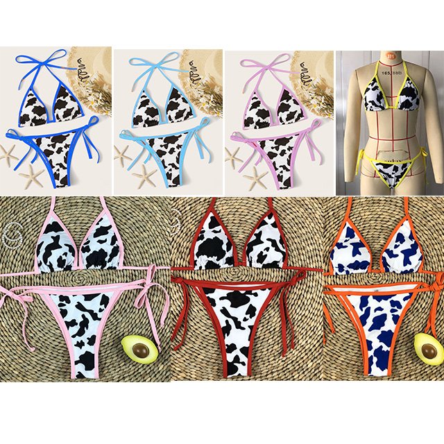 Swimwear Women Swimsuit Leopard Bikini Set Bathing Suit Summer Beach Wear 2024 New Arrivals