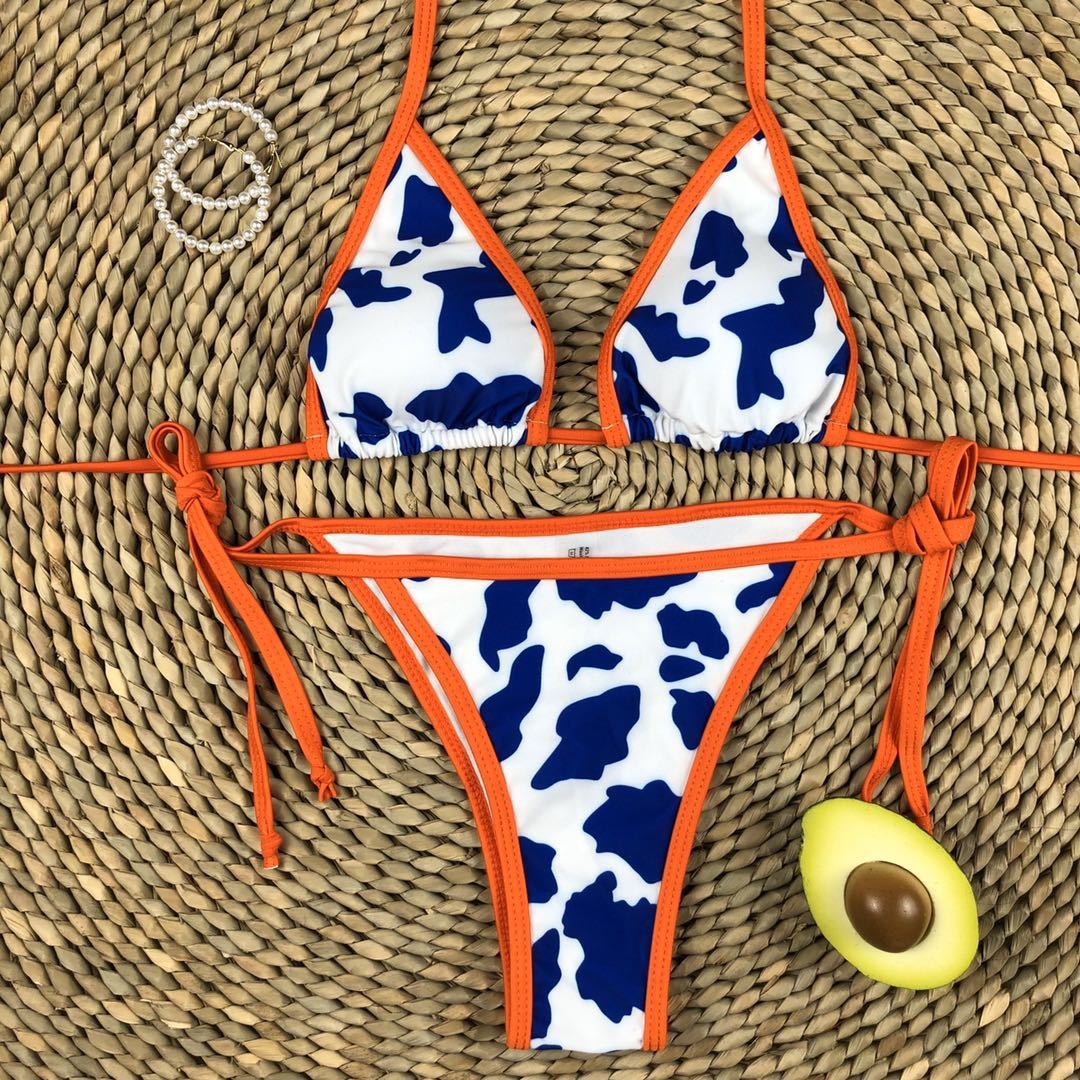 Swimwear Women Swimsuit Leopard Bikini Set Bathing Suit Summer Beach Wear 2024 New Arrivals