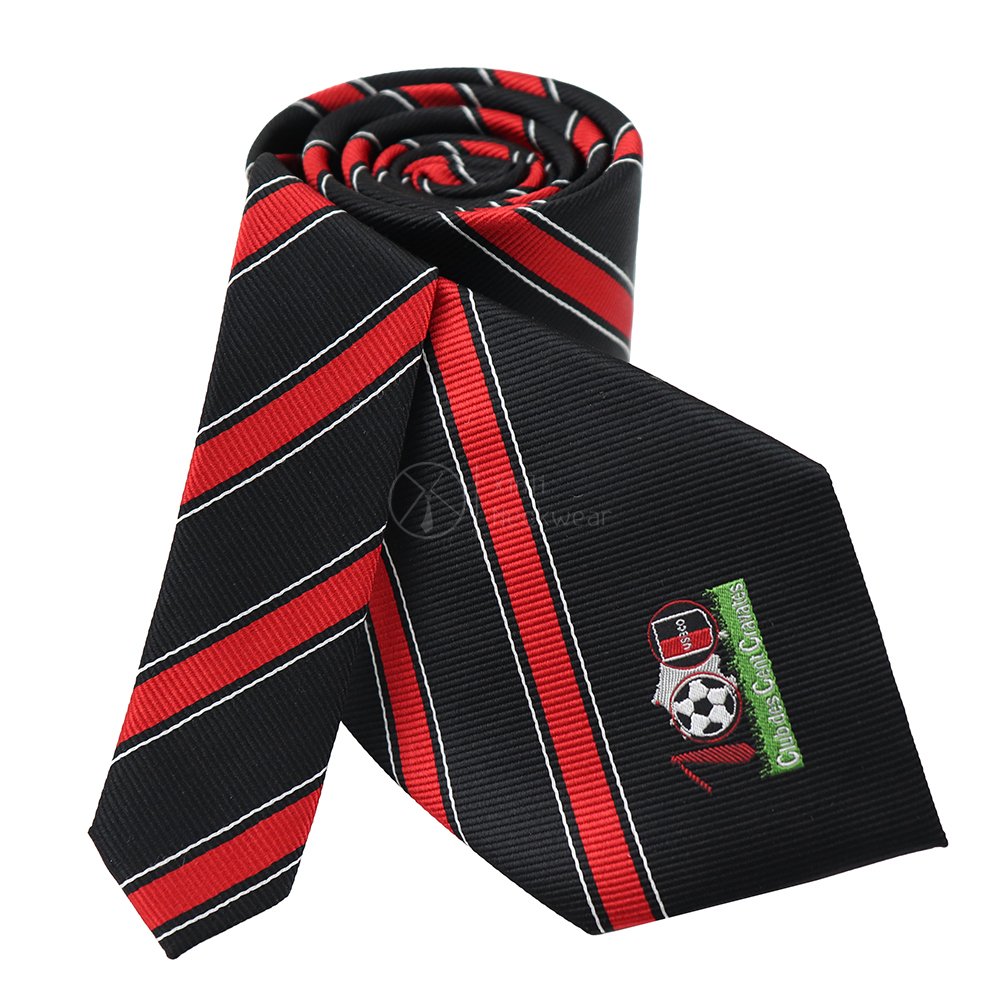 Black Blue And Red Yellow 8Cm Fashion Neckties Set Classic Men'S Stripe Silk Football Club Fraternity Ties Necktie Shop