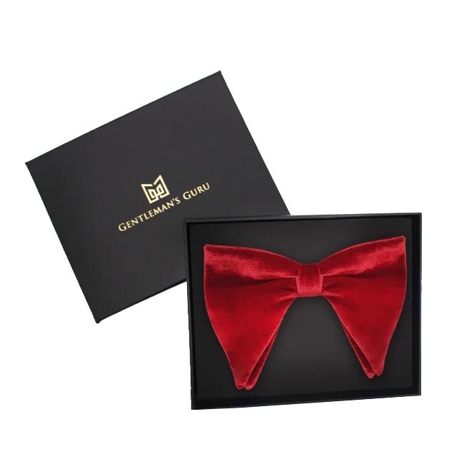 Custom logo printed empty bow tie necktie gift packaging box