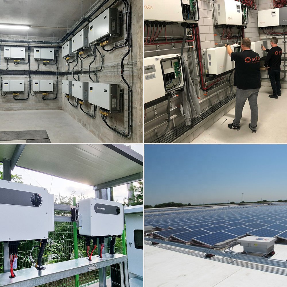 Growatt On Grid Commercial Solar System 50KW 80KW 100KW 110KW 120KW Solar Power System