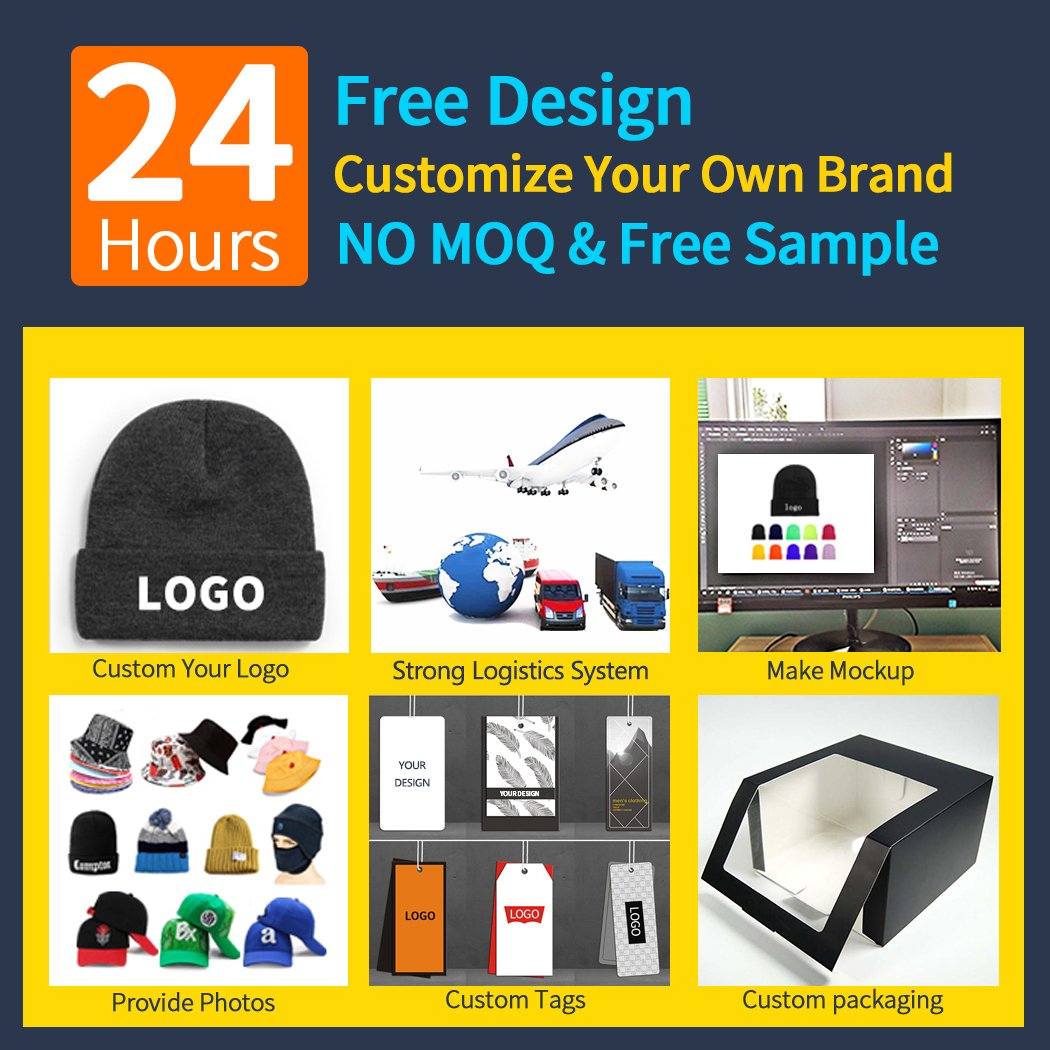 2024 New Fashion Customize Unisex embroidery acrylic Knitted hats with pom tie dye Winter Beanies