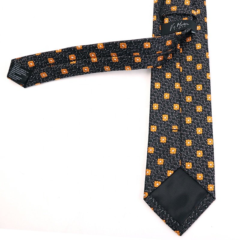 Custom High Quality Personalized Polyester Necktie Fabric Woven Neck Ties Mens Tie