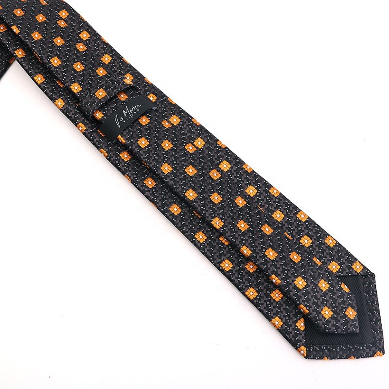 Custom High Quality Personalized Polyester Necktie Fabric Woven Neck Ties Mens Tie