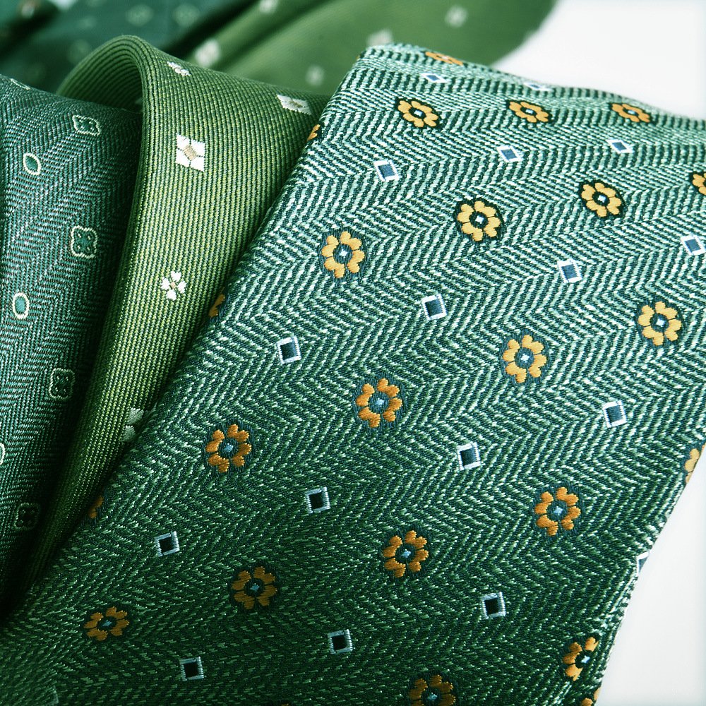 2024 New design fashion 7.5cm pattern jacquard polyester mens neck tie for suit accessories wedding