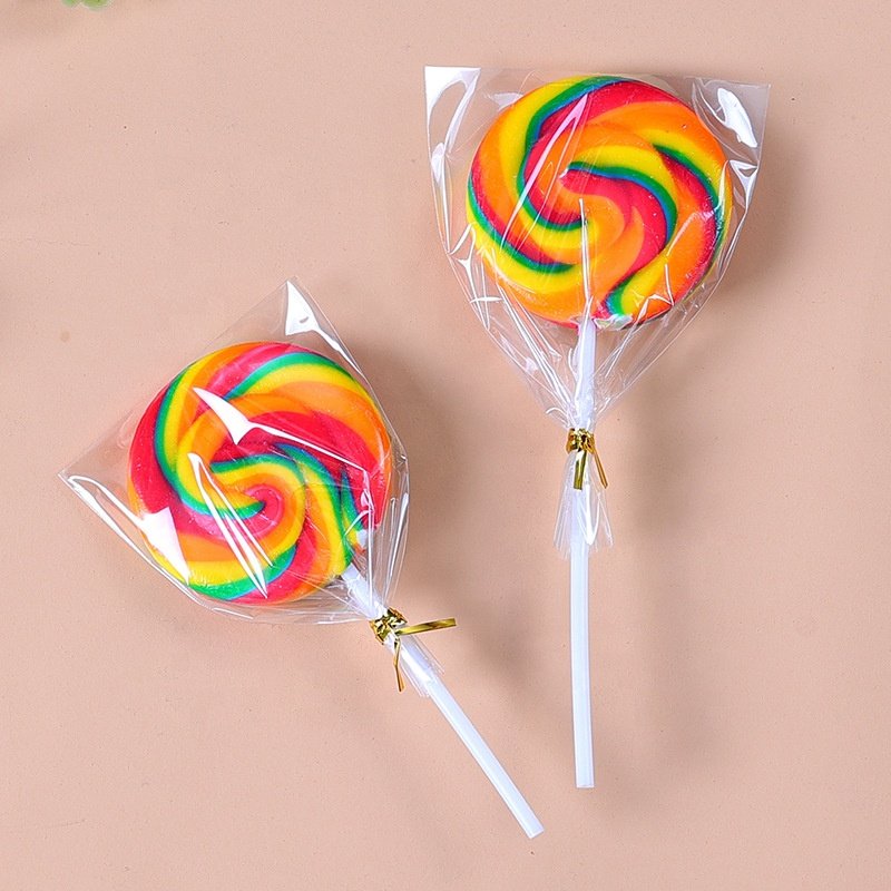 Clear Cellophane Lollipop Bags with Twist Ties Closure Cake Pop Bags Morsun 100 PCS Food Candy Packaging OPP Flat Bag Recyclable