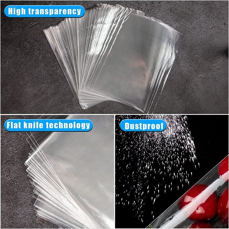 Clear Cellophane Lollipop Bags with Twist Ties Closure Cake Pop Bags Morsun 100 PCS Food Candy Packaging OPP Flat Bag Recyclable