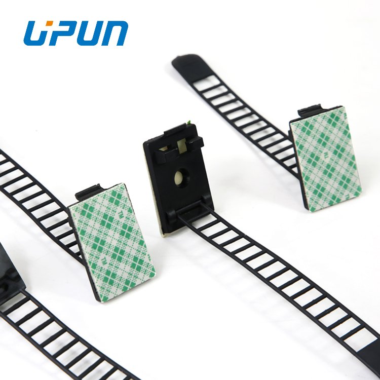 PA66 Material Colored Plastic Products Cable Clamp Adjustable Plastic Tie Mount
