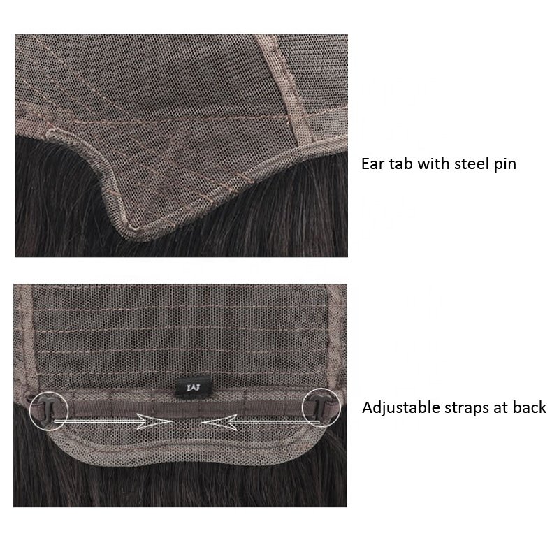 Stock ready to ship 100% virgin human hair hand made breathable alopecia wig multi directional silk top medical wigs