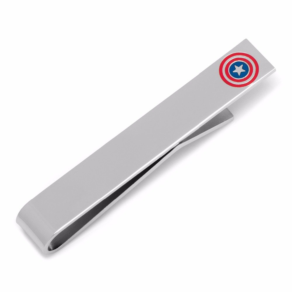 Custom cufflinks suit accessories wholesale tie pin business gift blank pattern engravable classic silver tie clip for men