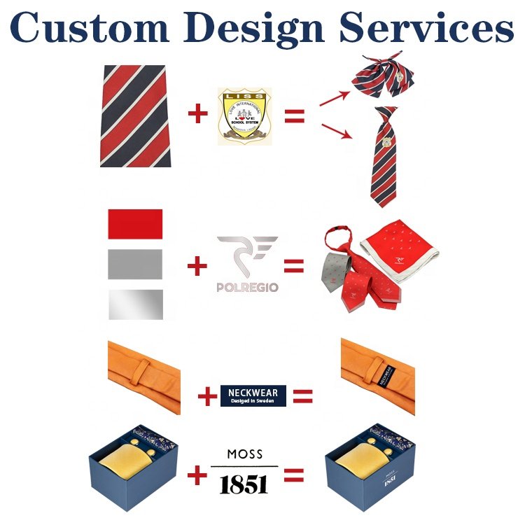 Fashionable Woven Jacquard Top Grade Custom Handmade Tie Silk Neckties for Men