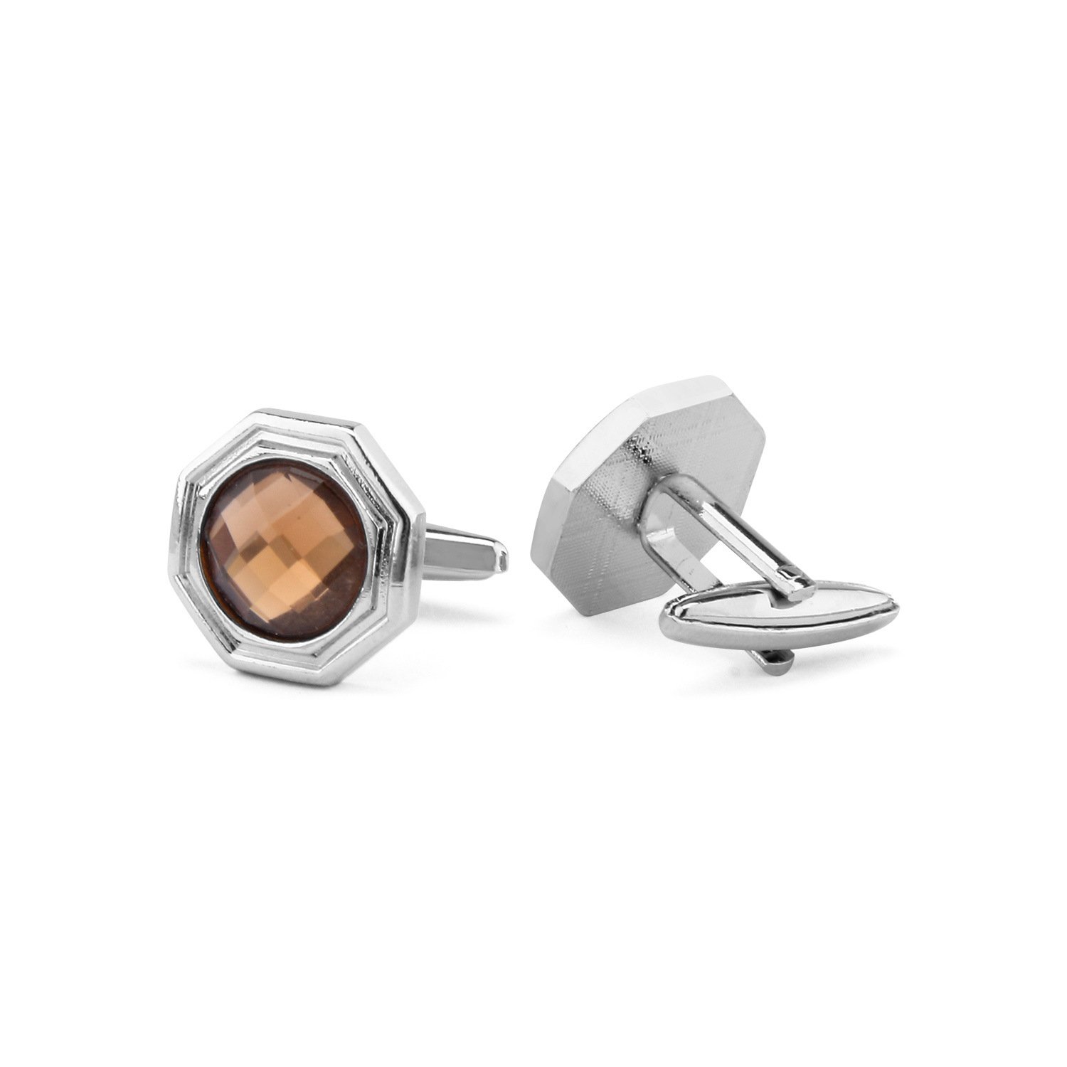 2023 Amazon Hot-sells Factory Direct Diamond Cufflinks Alloy Cuff-link Display Designer Mens Tie Clip Cufflinks Set For Wedding