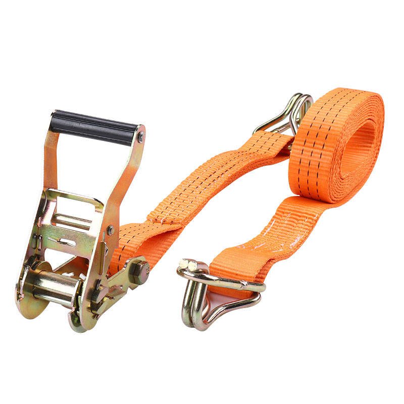 2 Inch 5 Ton Custom Logo Printing Ratchet Tie Down Strap Cargo Polyester Lashing Belt