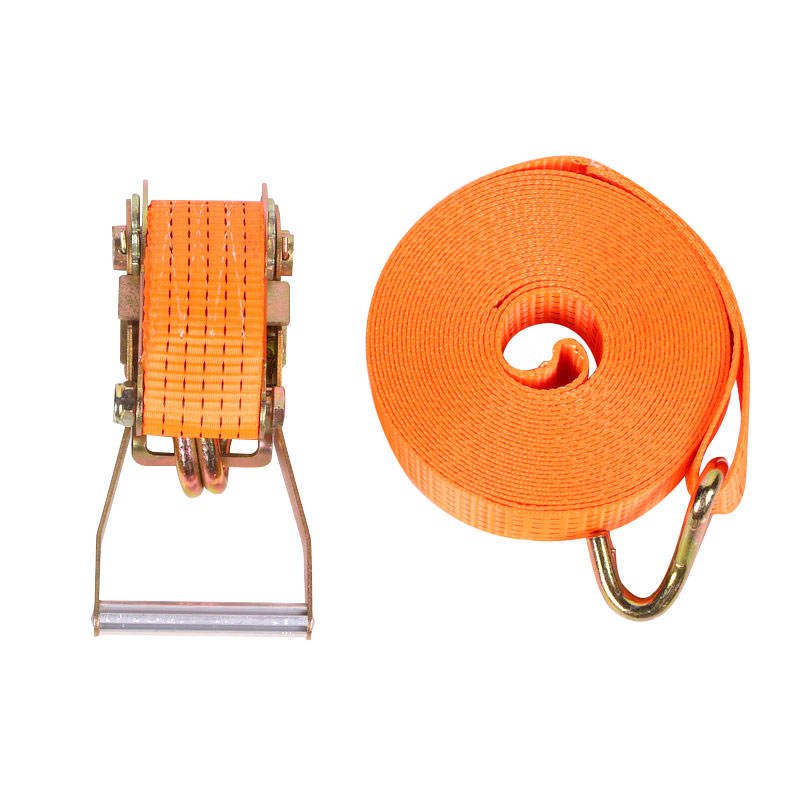 2 Inch 5 Ton Custom Logo Printing Ratchet Tie Down Strap Cargo Polyester Lashing Belt